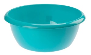 Miska kuchenna okrągła plastikowa 3,5L turkusowa