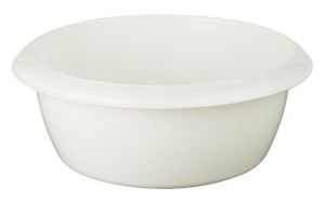 Miska kuchenna okrągła plastikowa 8L kremowa