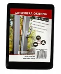 Moskitiera okienna siatka na okno owady 130x150cm czarna