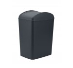 Kosz uchylny śmieci odpadki wąski SLIM 10 L antracyt