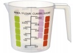 Dzbanek kubek  z miarką uchwytem miarka SAM 500 ml 