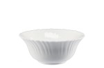Salaterka miska szklana Bianco 15,4cm biała 