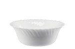 Salaterka miska szklana Bianco 17,5 cm biała  