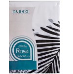 Zasłona kotara prysznicowa wieszaki Rosa 180X180 wz10 Poliester