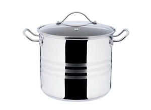 Garnek Wysoki nierdzewny z miarką 18L 32cm indukcja 