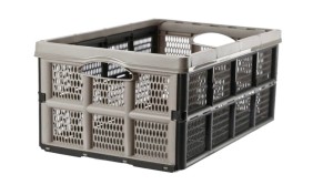 Koszyk składany pojemnik organizer 32 L taupe 