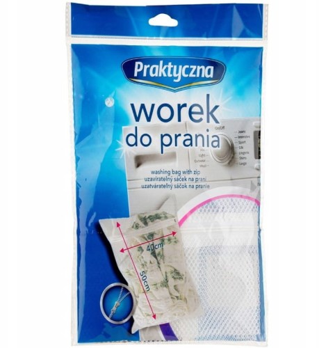 Woreczek worek do prania bielizny ubrań siateczka 40x50 Praktyczna.jpg