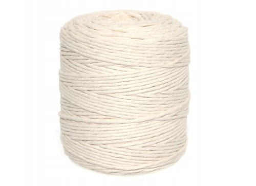 Sznurek do Makramy Bawełniany NATURALNY 200m 3mm.jpg