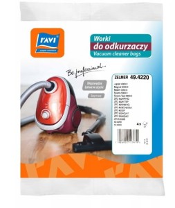Worki do odkurzacza Zelmer 4szt włókninowe czerwone Ravi.jpg
