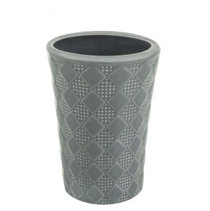 Kubek łazienkowy ceramiczny KAROS szary patchwork AWD.jpg