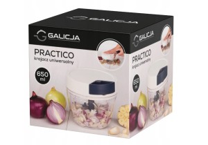 Rozdrabniacz maszynka ręczna do warzyw siekacz krajacz obrotowy Practico 650ml.jpg