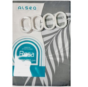 Zasłona kotara prysznicowa wieszaki Rosa 180X180 wz 17 Poliester.jpg