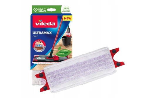 VILEDA Ultramax Care wkład zapas do mopa podłogi drewniane parkiet i laminowane.jpg