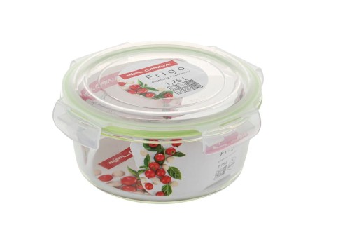 Pojemnik szklany do żywności z pokrywą Frigo 1,75 l okrągły.jpg