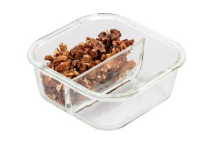 Pojemnik szklany do żywności podwójny z pokrywą Frigo 750.jpg
