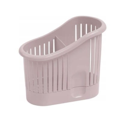 BEŻOWY OCIEKACZ NA SZTUĆCE