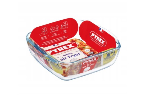 Naczynie żaroodporne pojemnik szklany do AIR FRYER 1 L 20x17 cm PYREX