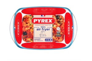 Naczynie żaroodporne pojemnik szklany do AIR FRYER 1,2 L 23x15 cm od góry