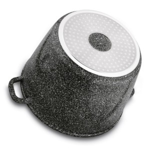 Garnek ceramiczny wysoki z aromatyzerem Kingstone Konighoffer 10 L od spodu.