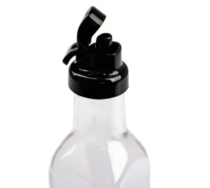 Dozownik butelka na oliwę olej ocet OSLO 500 ml zbliżenie na zamknięcie.