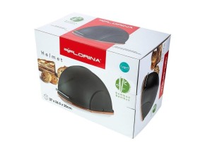 Chlebak pojemnik na pieczywo Helmet Szary Florina  opakowanie