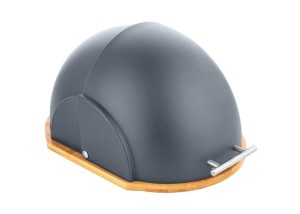 Chlebak pojemnik na pieczywo Helmet Szary Florina