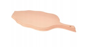 Deska drewniana do krojenia LIŚĆ z frezem 40cm