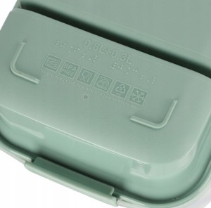 Lunch box pojemnik na żywność podwójny Smart Eco 0,6L + 0,3L