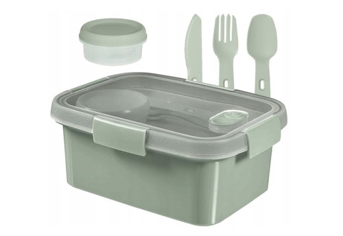 Lunch box pojemnik na żywność ze sztućcami Smart Eco 1,2L Curver