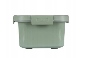 Lunch box pojemnik na żywność Smart Eco od boku, ukazane klipsy zamykające szczelnie pojemnik.