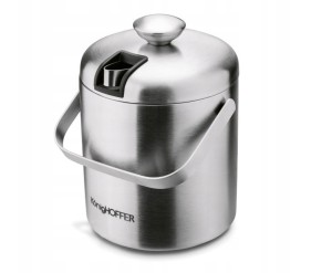 Wiaderko do lodu na lód ze szczypcami Lugo Matowe Konighoffer 1,3 L