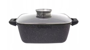 Garnek kwadratowy 24cm 4,5L GREBLON SEREY