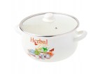 Garnek emaliowany baryłka Zioła 20 cm 3,8 L ODELO