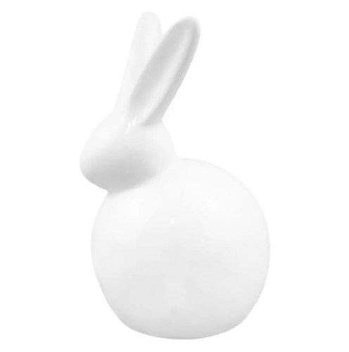 Figurka Zając królik średni 9,4×8,2x15cm MEL biały na Wielkanoc.jpg