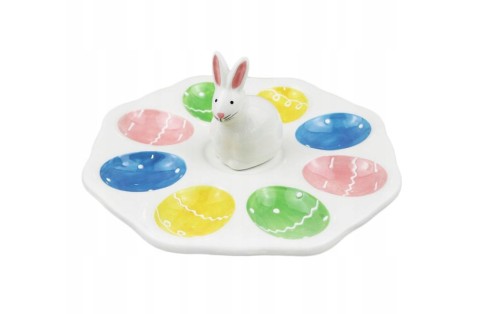 Talerzyk na jajka pisanki 19cm na 8 jaj WIELKANOCNY OLLY.jpg