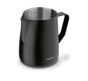 Dzbanek stalowy spieniacz do mleka czarny Barista Konighoffer 600 ml