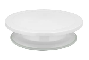 Patera obrotowa biała do tortów 27,5cm PRACTICO