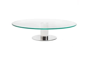 Patera szklana obrotowa na nóżce Omena Tadar 30 cm