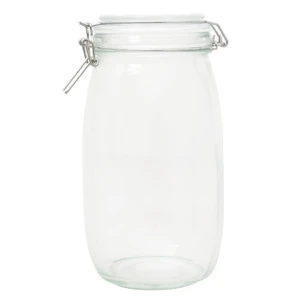 Rey słoik szklany z klipsem hermetyczny 1,5L 1500ML