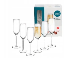 Kieliszki do szampana Rubin 220 ml 6 sztuk Altom