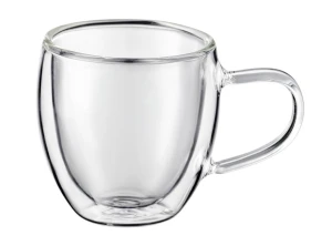 Szklanki termiczne MIA 2szt z podwójną ścianką 250ml 