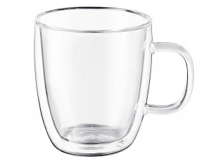 Szklanki termiczne 1szt z podwójną ścianką 350ml MIA