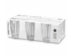 Komplet 6 szklanek kubków z uchem Ruta Tadar 250 ml w opakowaniu.