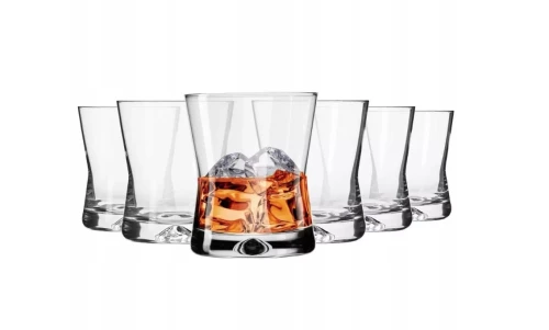 Szklanki do whisky KROSNO X-line 360 ml zestaw 6 szt