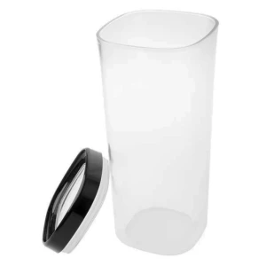 Przezroczysty wysoki pojemnik na produkty sypkie żywność Makaron Płatki ryż YLVA 25 cm