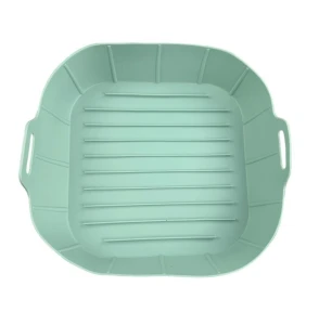Forma silikonowa miętowy wkład do frytkownicy Forma Air Fryer od góry
