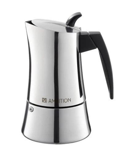 Kawiarka ciśnieniowa stalowa do espresso Steel Ambition 300 ml