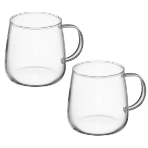 Komplet cienkich szklanek borokrzemowych SCARLET 410ml 2 sztuki