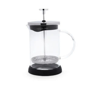 Zaparzacz szklany Arabica Florina 800 ml, filtr tłokowy delikatnie podciągnięty do góry.