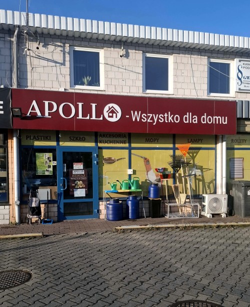 Zdjęcie przedstawia sklep stacjonarny APOLLO Wszystko dla domu  w Gorlicach
